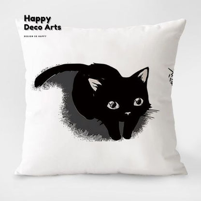 012#Lucky Cat Design Pillow