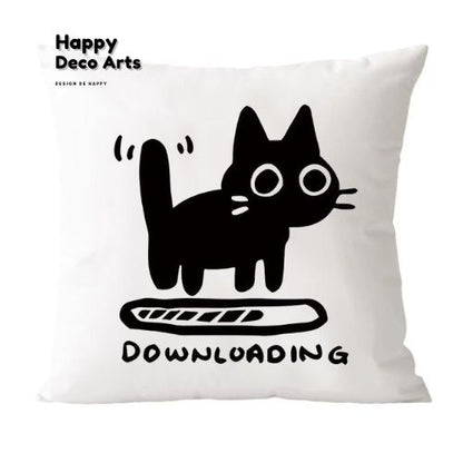 012#Lucky Cat Design Pillow