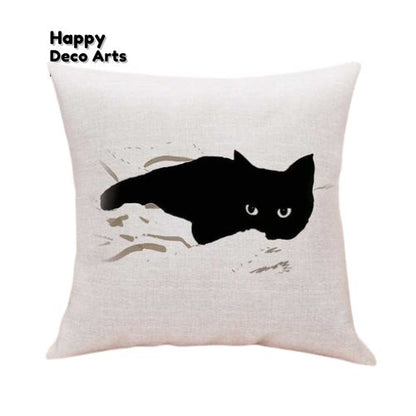 012#Lucky Cat Design Pillow