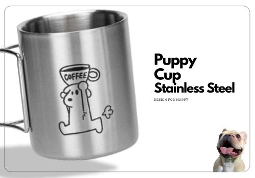 018#Puppy Cup Stainless Steel