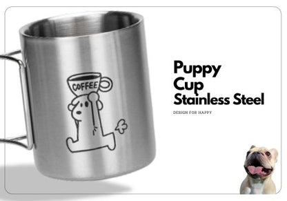 018#Puppy Cup Stainless Steel