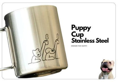 018#Puppy Cup Stainless Steel