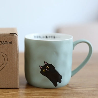 009#Irregular Pet Cartoon Shape Japanese Ceramic Mug