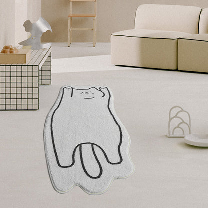 0082#Fashionable Modern Minimalist Ins Wind Cartoon Cute Floor Mat