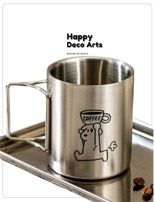 018#Puppy Cup Stainless Steel