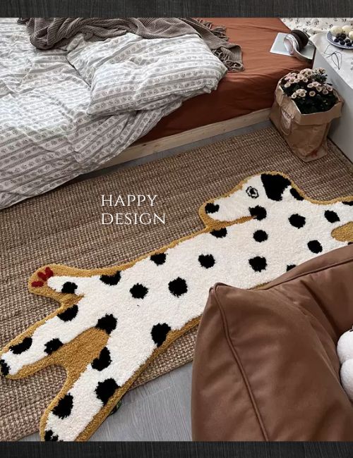 014#Happy Dog Bedside carpet